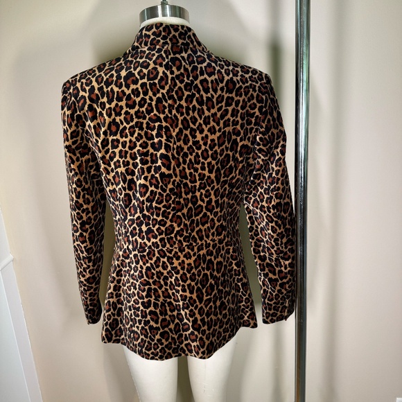 A.L.C Leopard Velvet Blazer - Picture 3 of 6